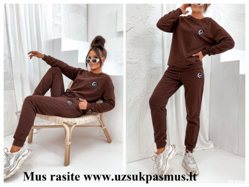  Medvilninis kostiumas nuo S iki XL