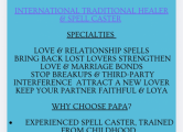 Peržiūrėti skelbimą - +27716356648A TRADITIONAL HEALER AND A SPIRI